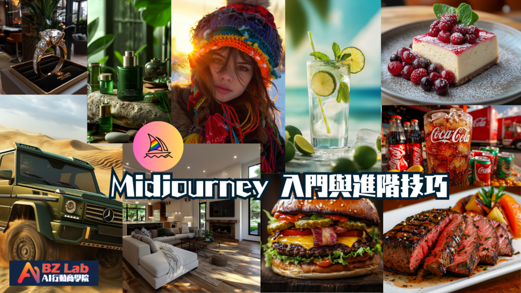 Jidjourney精準的prompt結合其精美的AI生圖模型，可以協助品牌行銷人員在視覺的創作上提供精準圖像demo，進而利用AI的高效，滿足社群與數位媒體的圖像需求